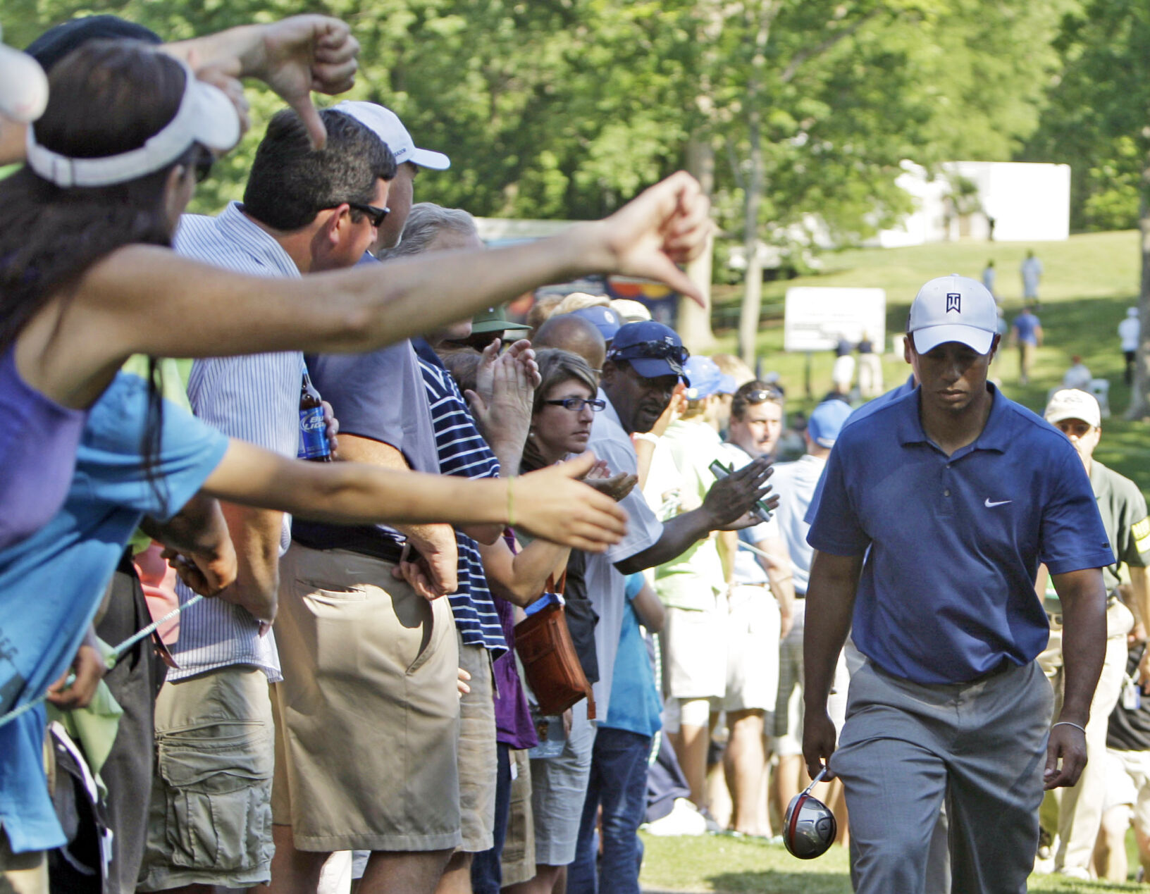 2010: Tiger Woods matches worst nine-hole score of his PGA Tour career